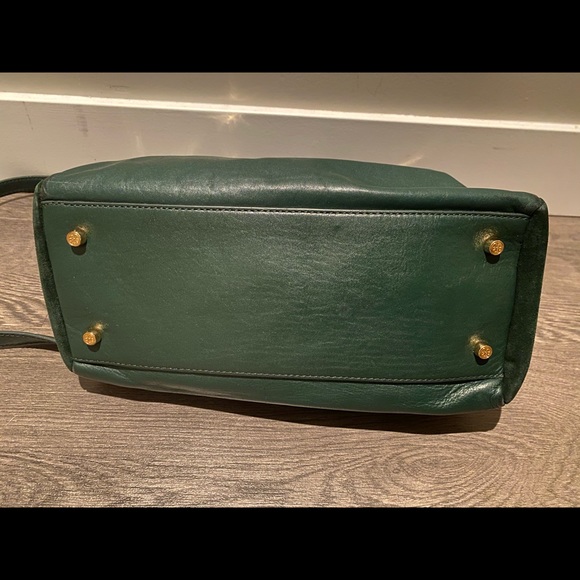 Tory Burch 797 Suede Medium Satchel - Picture 7 of 7